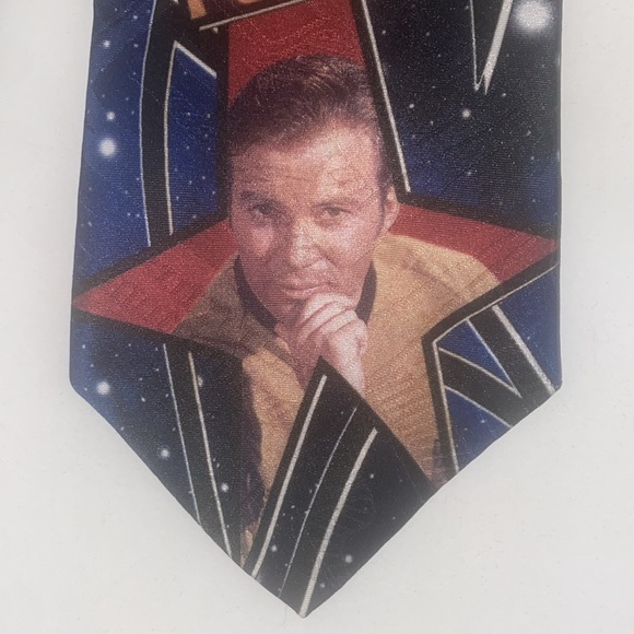 Vintage ORIGINAL RALPH Marlin “Star Trek - Original Series Crew” Men’s Neck Tie - Picture 5 of 12